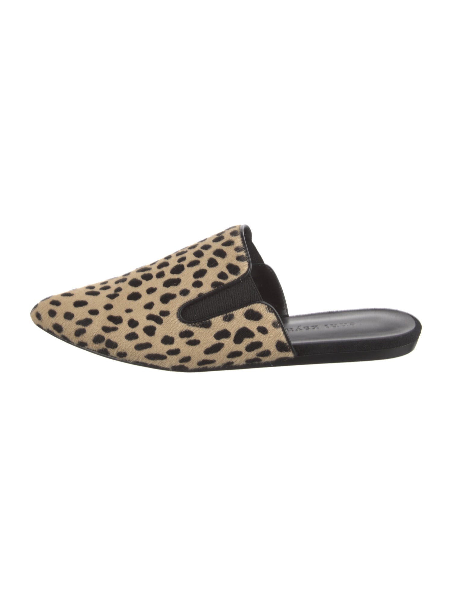 Jenni Kayne Ponyhair Animal Print Mules