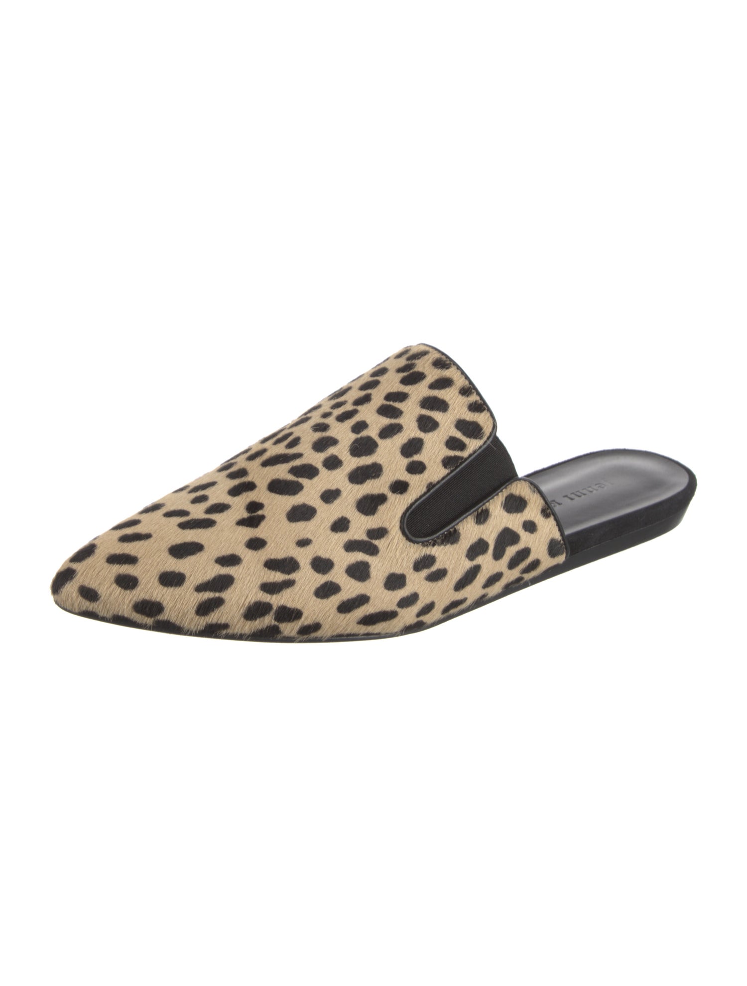 Jenni Kayne Ponyhair Animal Print Mules