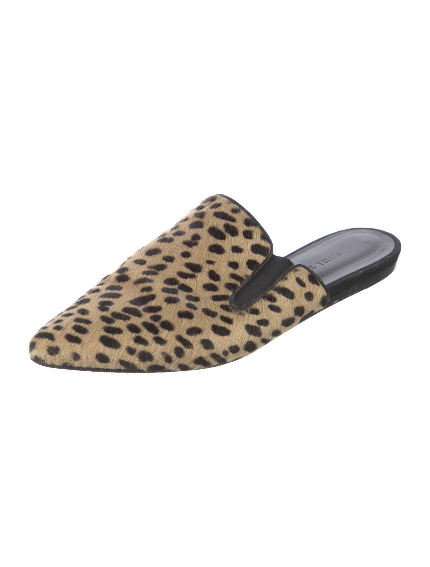 Jenni Kayne Ponyhair Animal Print Mules