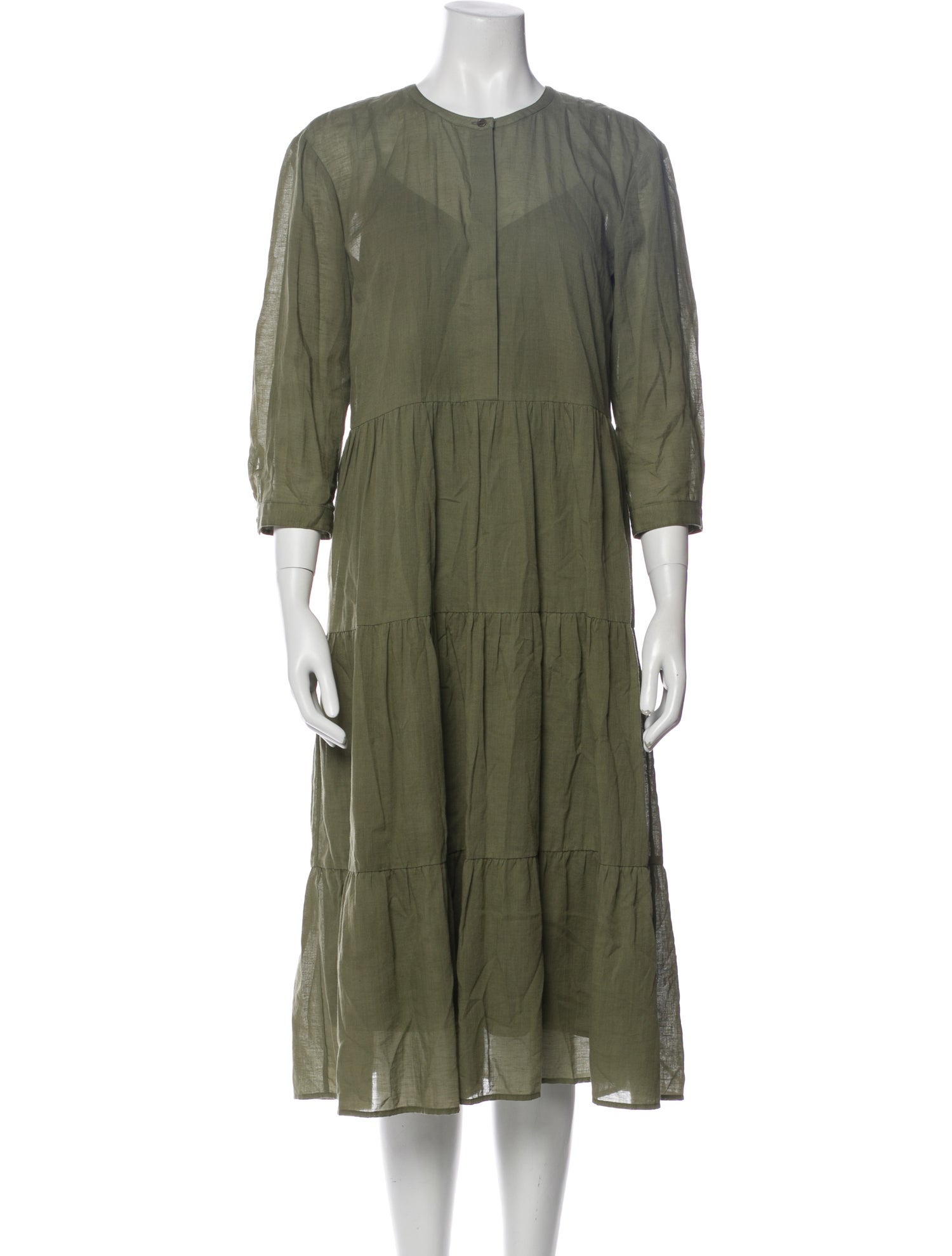 Jenni Kayne Crew Neck Midi Length Dress