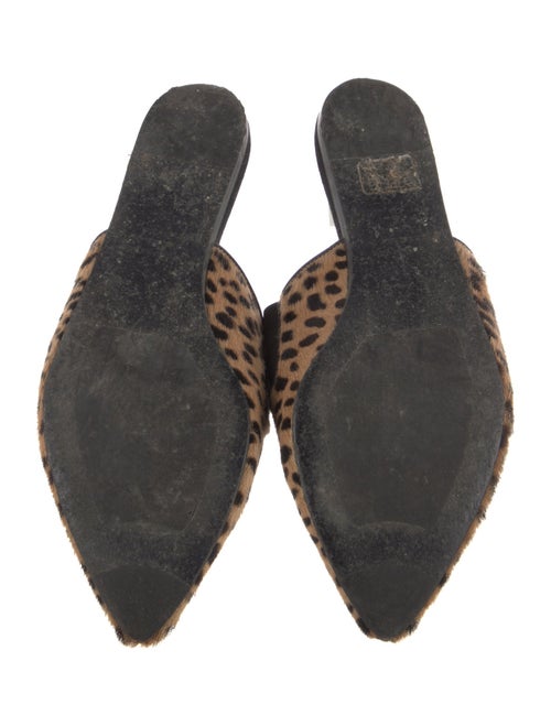 Jenni Kayne Ponyhair Animal Print Mules