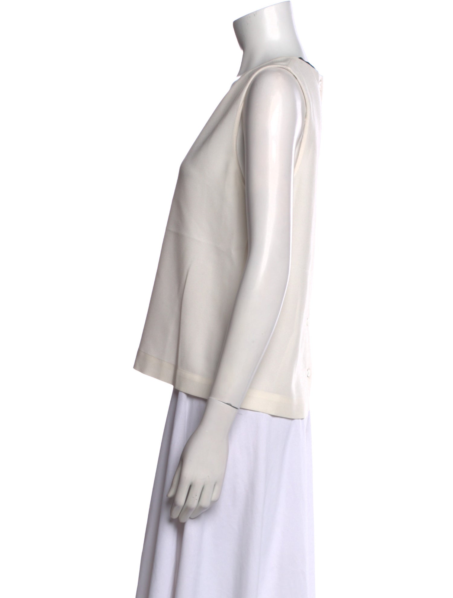 Jenni Kayne V-Neck Sleeveless Crop Top