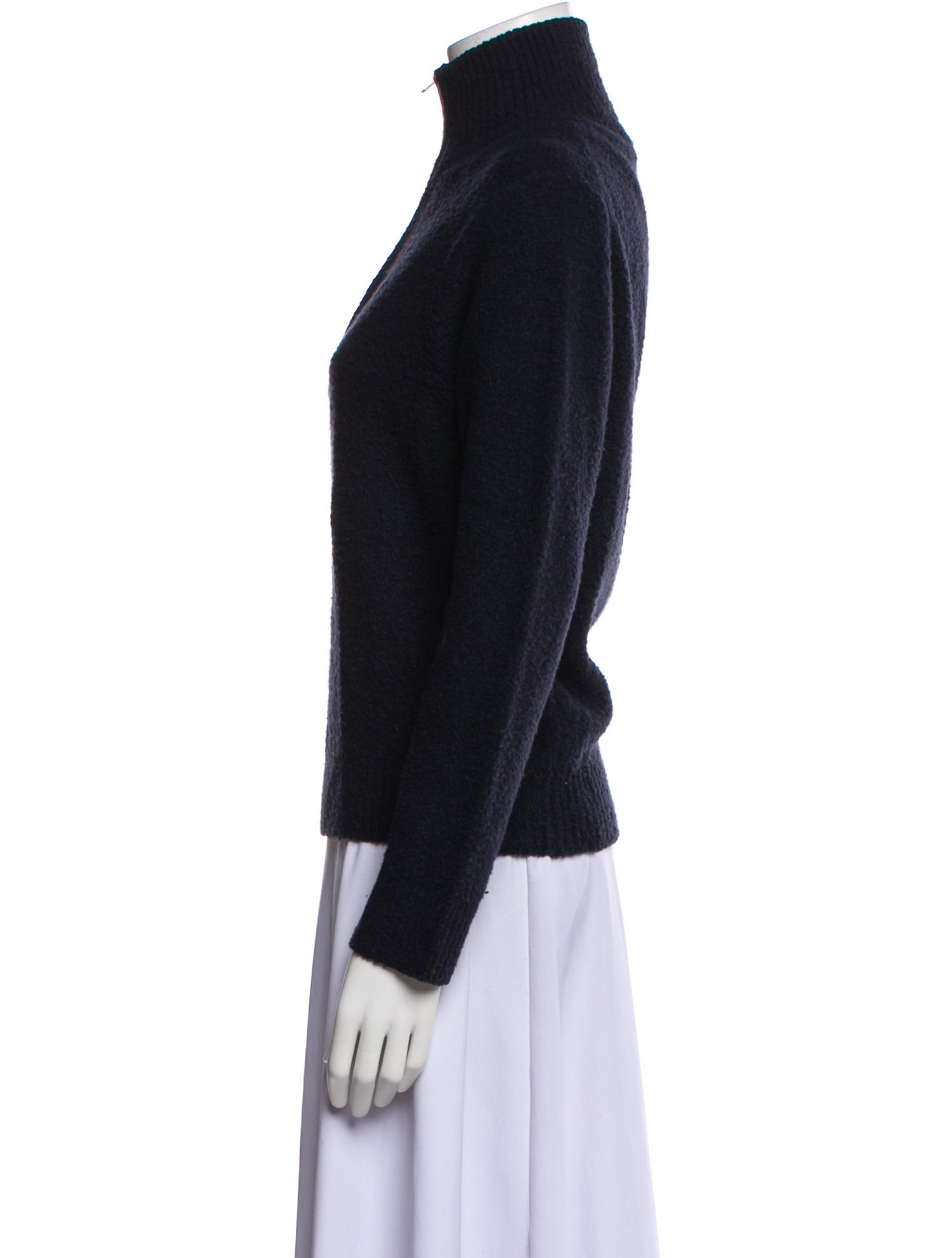 Jenni Kayne Merino Wool Mock Neck Sweater