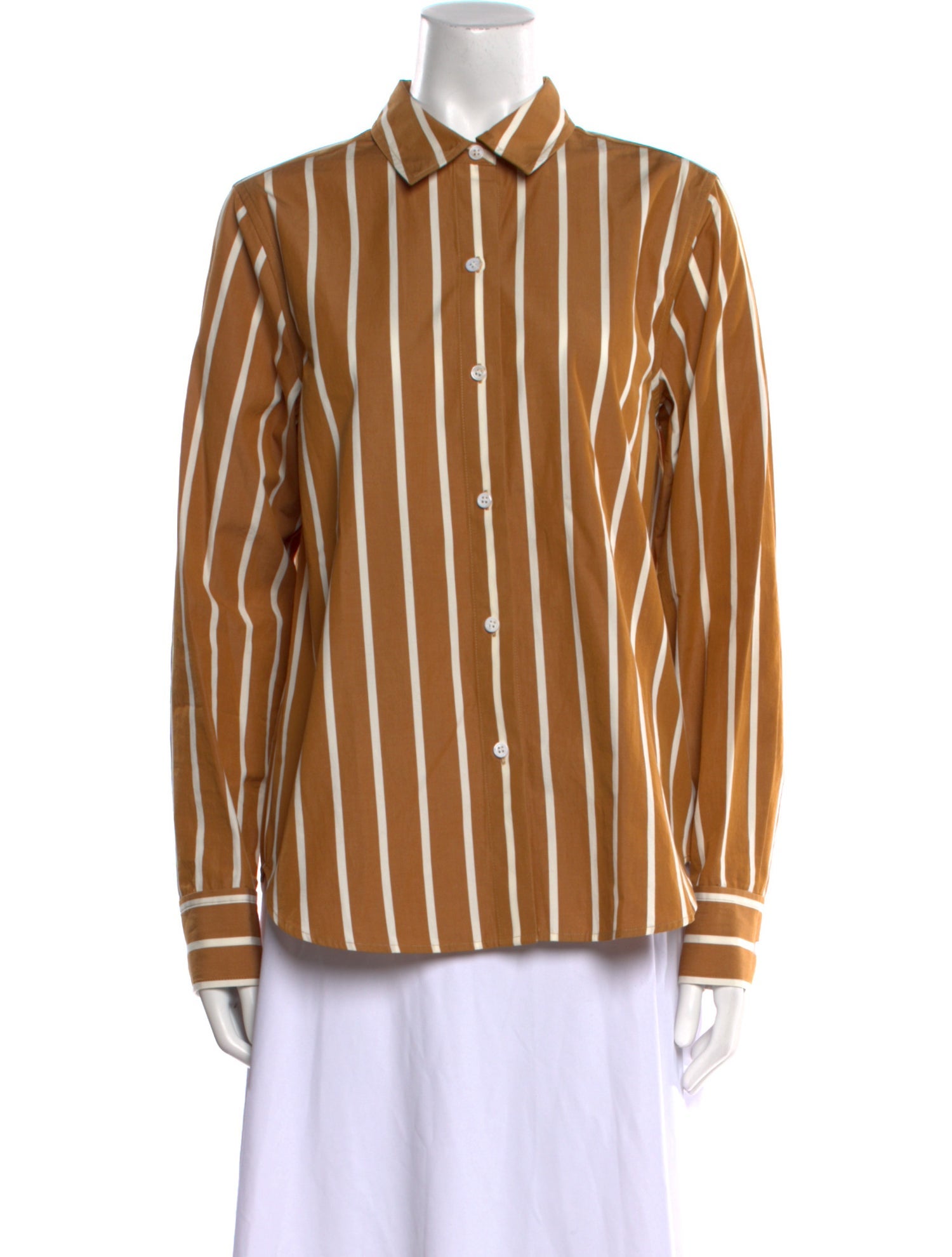 Jenni Kayne Striped Long Sleeve Button-Up Top