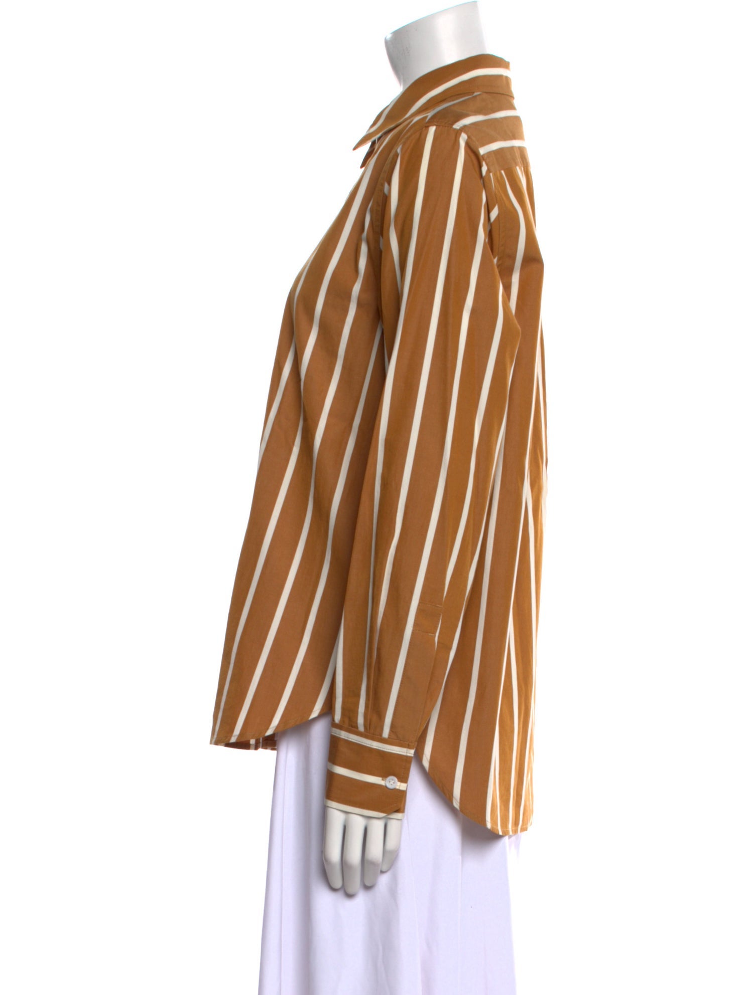 Jenni Kayne Striped Long Sleeve Button-Up Top