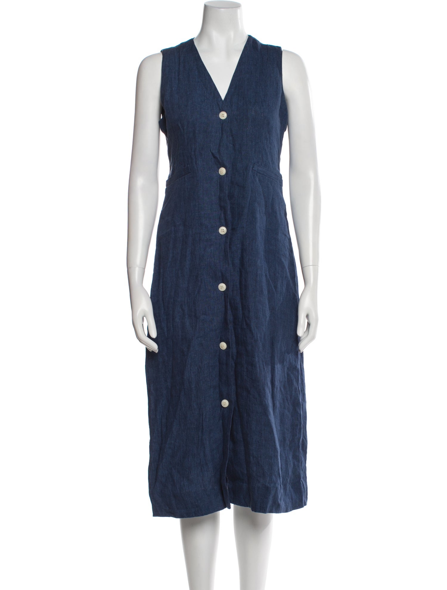 Jenni Kayne Linen Midi Length Dress