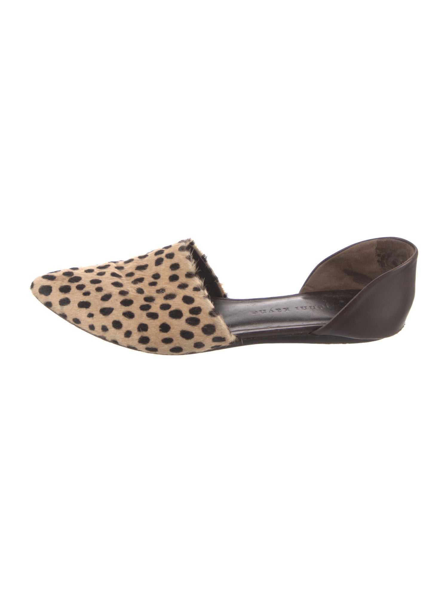 Jenni Kayne Ponyhair Animal Print D'Orsay Flats