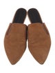 Jenni Kayne Suede Leather Trim Embellishment Mules