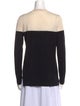 Jenni Kayne Merino Wool Colorblock Pattern Sweater