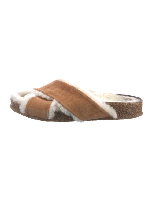 Jenni Kayne Suede Animal Print Slides
