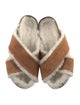 Jenni Kayne Suede Animal Print Slides
