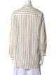 Jenni Kayne Linen Striped Button-Up Top