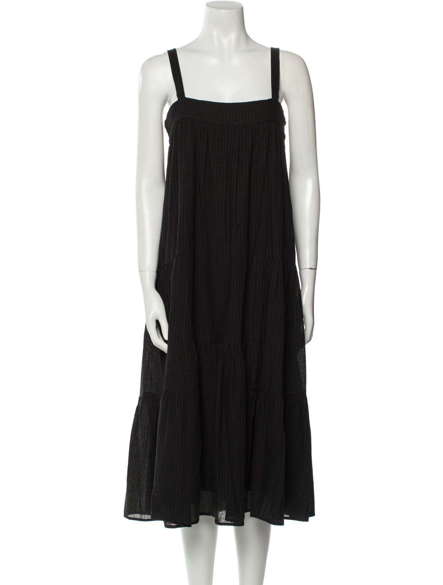 Jenni Kayne Square Neckline Midi Length Dress