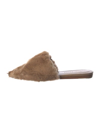 Jenni Kayne Faux Fur Mules