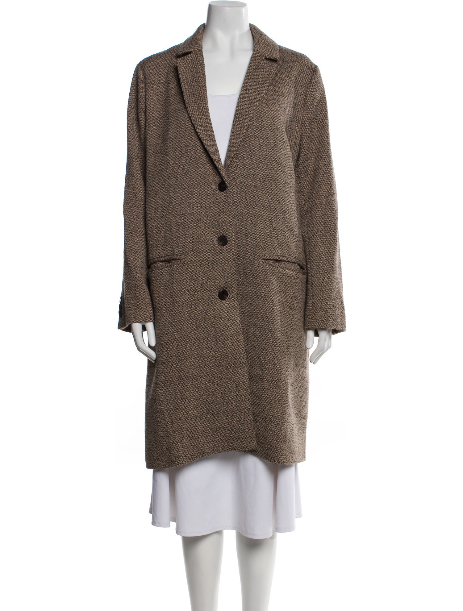 Jenni Kayne Wool Tweed Pattern Coat