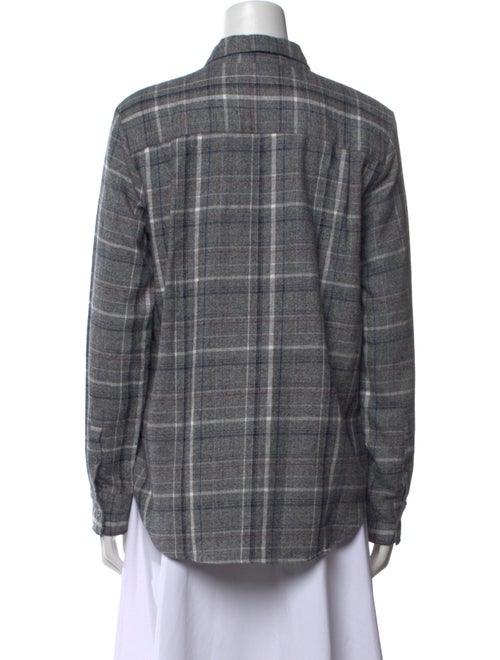 Jenni Kayne Plaid Print Long Sleeve Button-Up Top