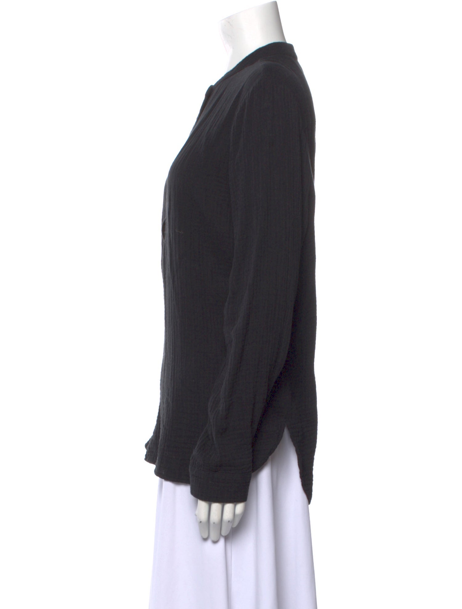 Jenni Kayne Mock Neck Long Sleeve Top