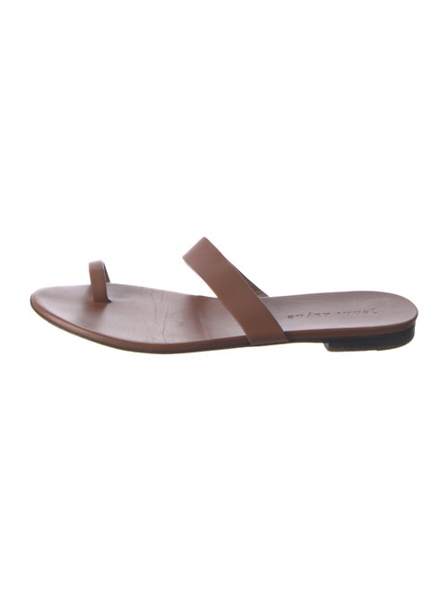 Jenni Kayne Leather Cutout Accent Slides