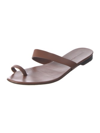 Jenni Kayne Leather Cutout Accent Slides