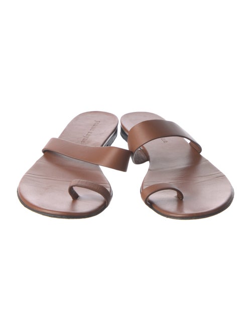 Jenni Kayne Leather Cutout Accent Slides