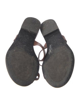 Jenni Kayne Leather Cutout Accent Slides