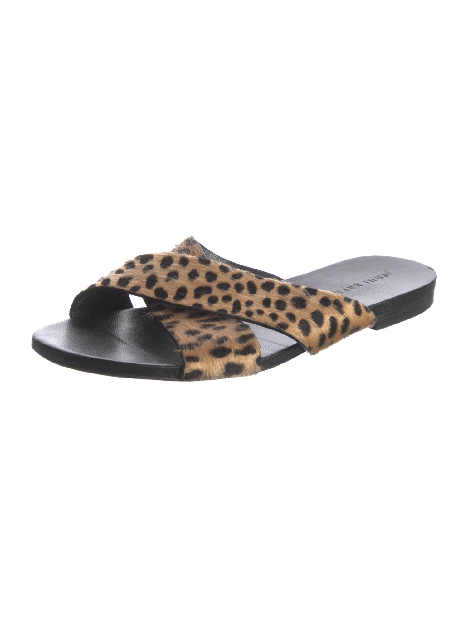 Jenni Kayne Ponyhair Animal Print Slides