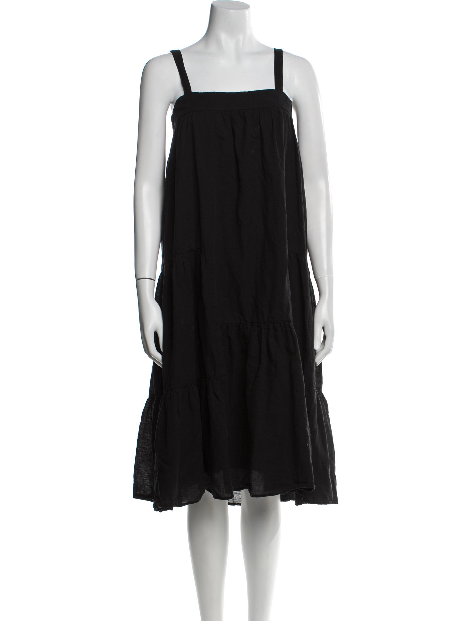 Jenni Kayne Square Neckline Midi Length Dress