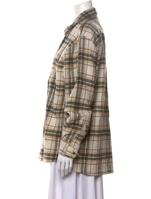 Jenni Kayne Plaid Print Long Sleeve Button-Up Top