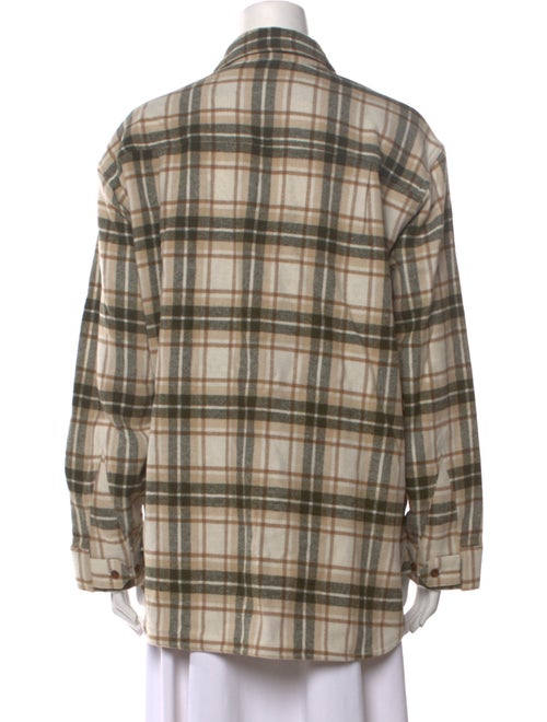 Jenni Kayne Plaid Print Long Sleeve Button-Up Top