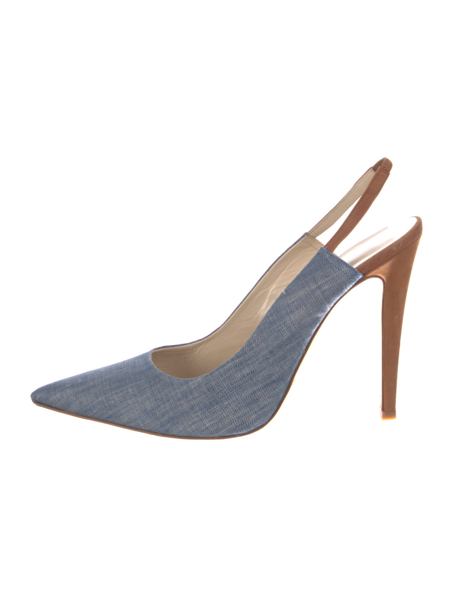 Jenni Kayne Denim Slingback Pumps