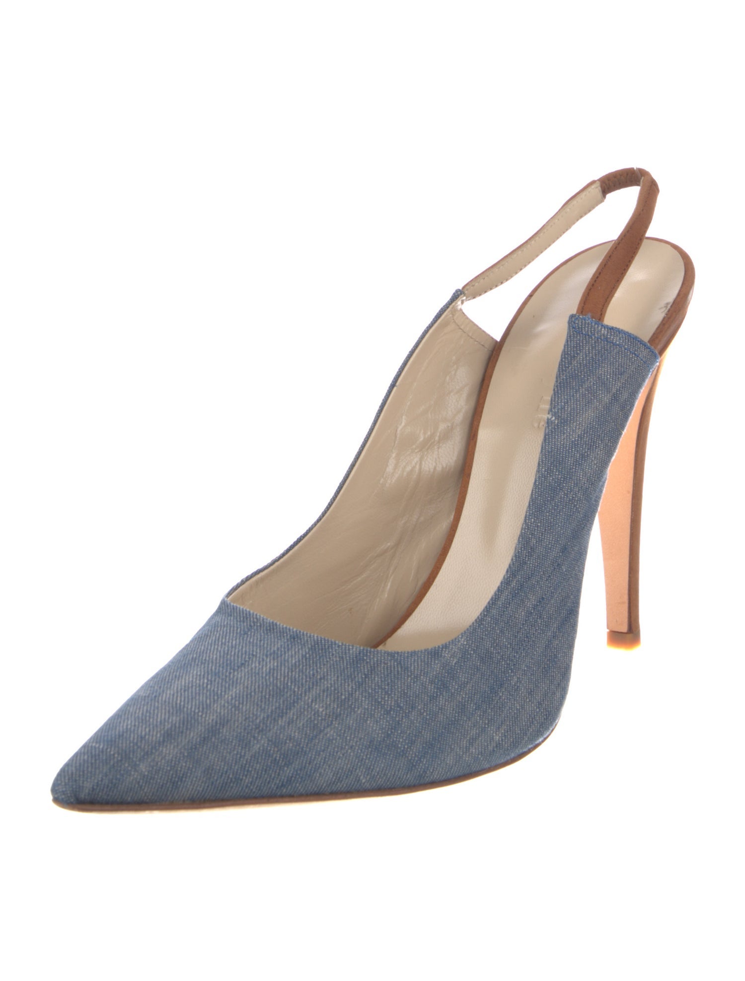Jenni Kayne Denim Slingback Pumps