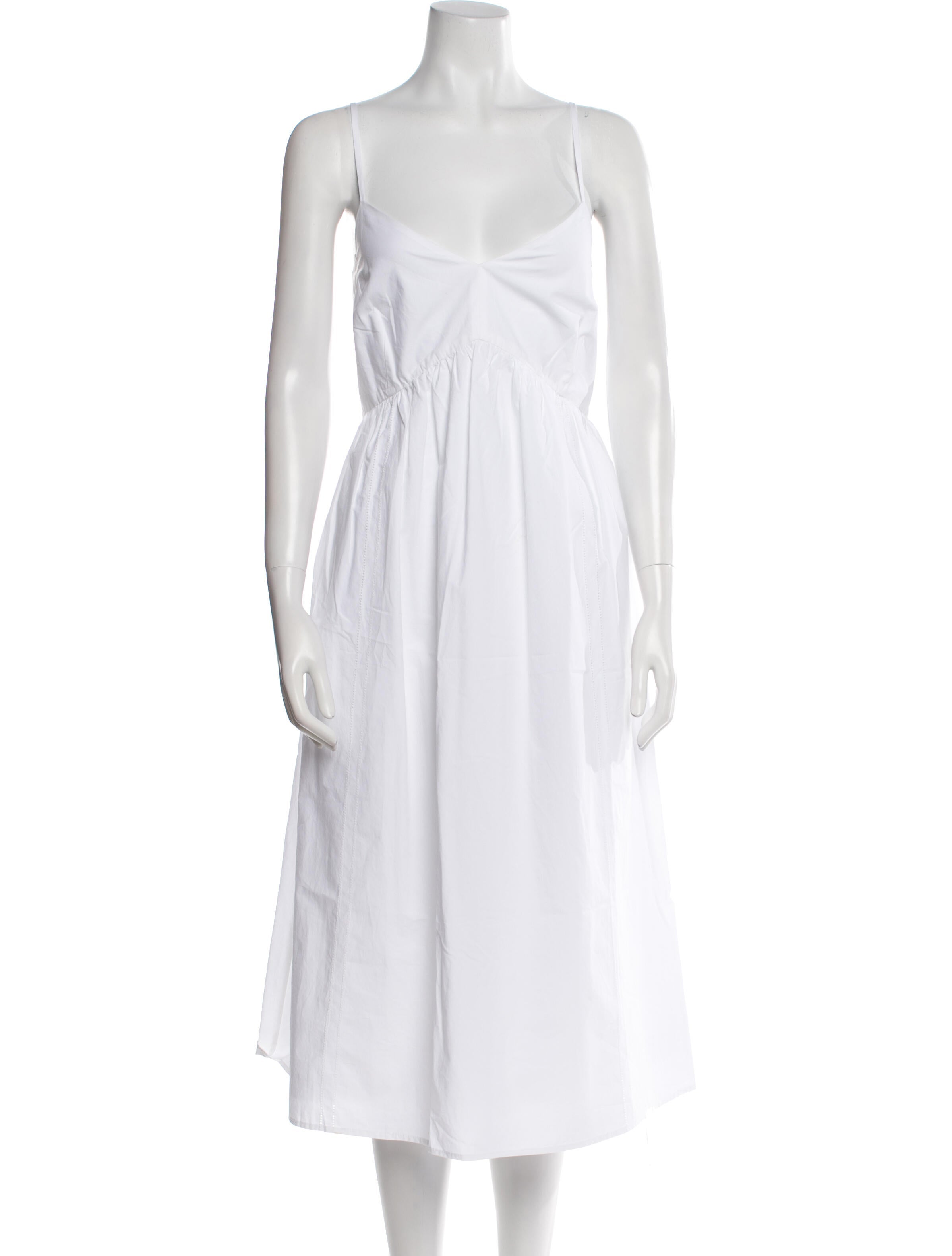 Jenni Kayne Square Neckline Midi Length Dress