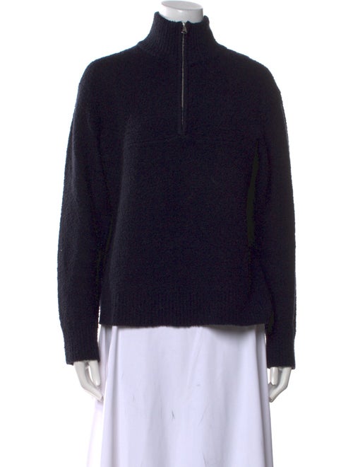 Jenni Kayne Merino Wool Mock Neck Sweatshirt