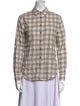 Jenni Kayne Plaid Print Long Sleeve Button-Up Top