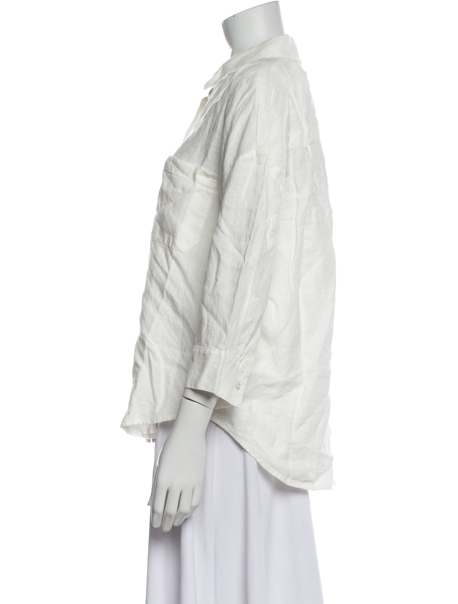 Jenni Kayne Three-Quarter Sleeve Button-Up Top w/ Tags