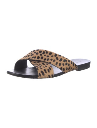 Jenni Kayne Ponyhair Animal Print Slides