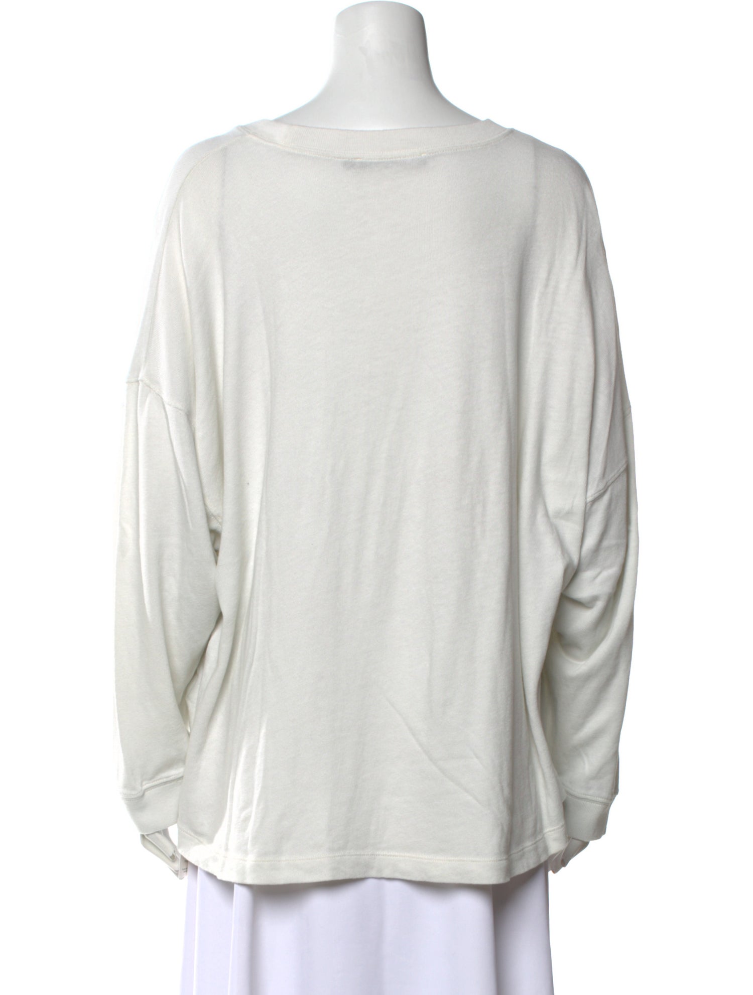 Jenni Kayne Bateau Neckline Long Sleeve Top