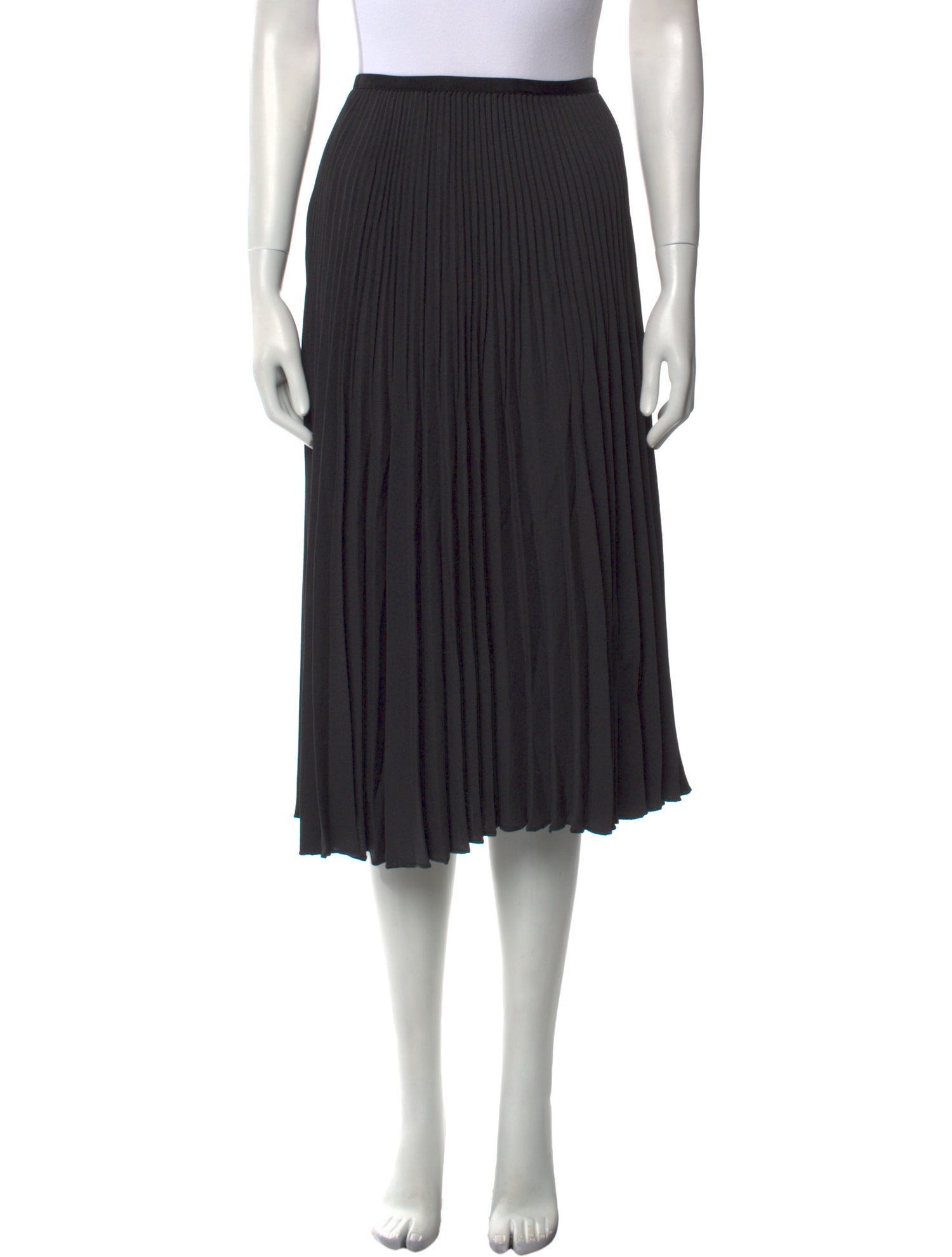 Jenni Kayne Pleated Accents Knee-Length Skirt