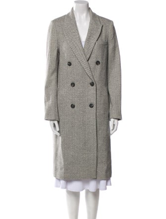 Jenni Kayne Wool Printed Trench Coat