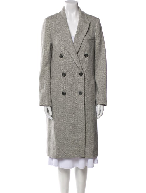Jenni Kayne Wool Printed Trench Coat