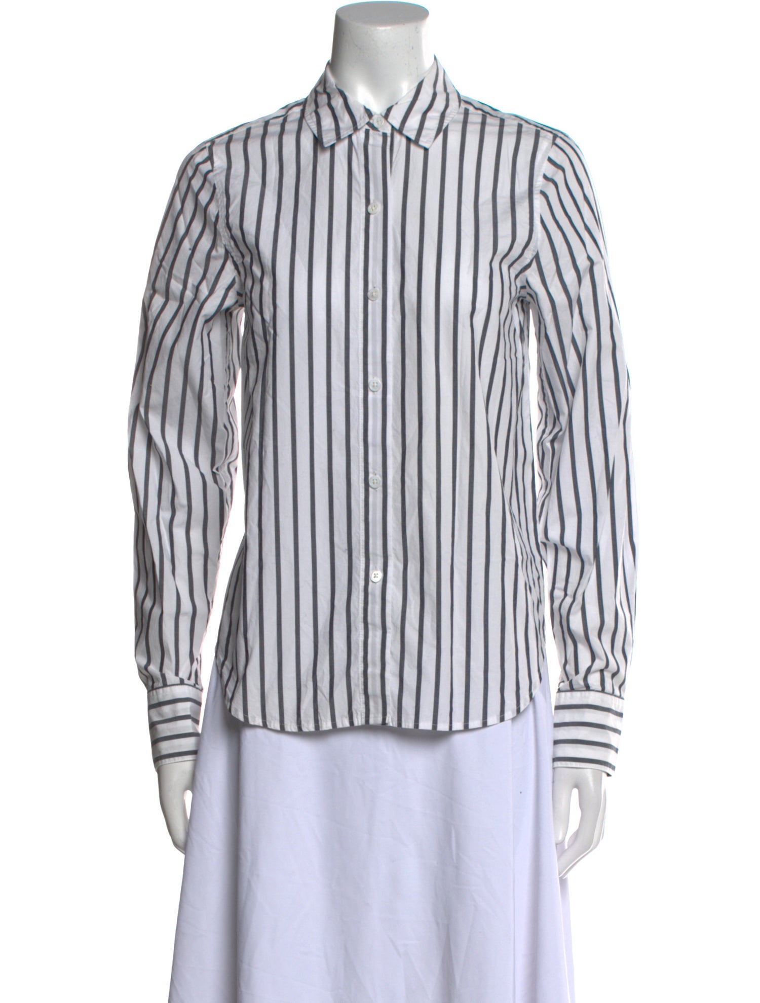 Jenni Kayne Striped Long Sleeve Button-Up Top