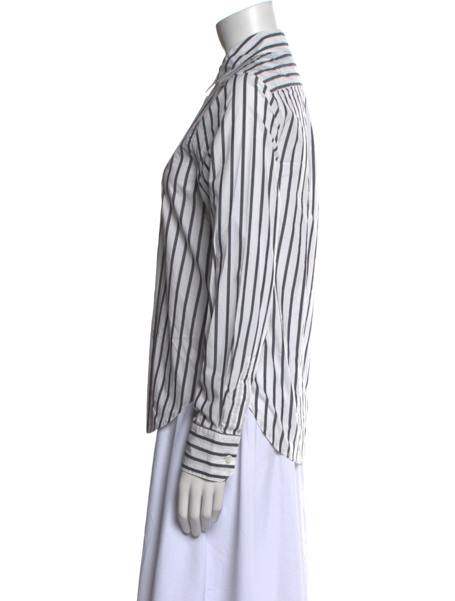 Jenni Kayne Striped Long Sleeve Button-Up Top
