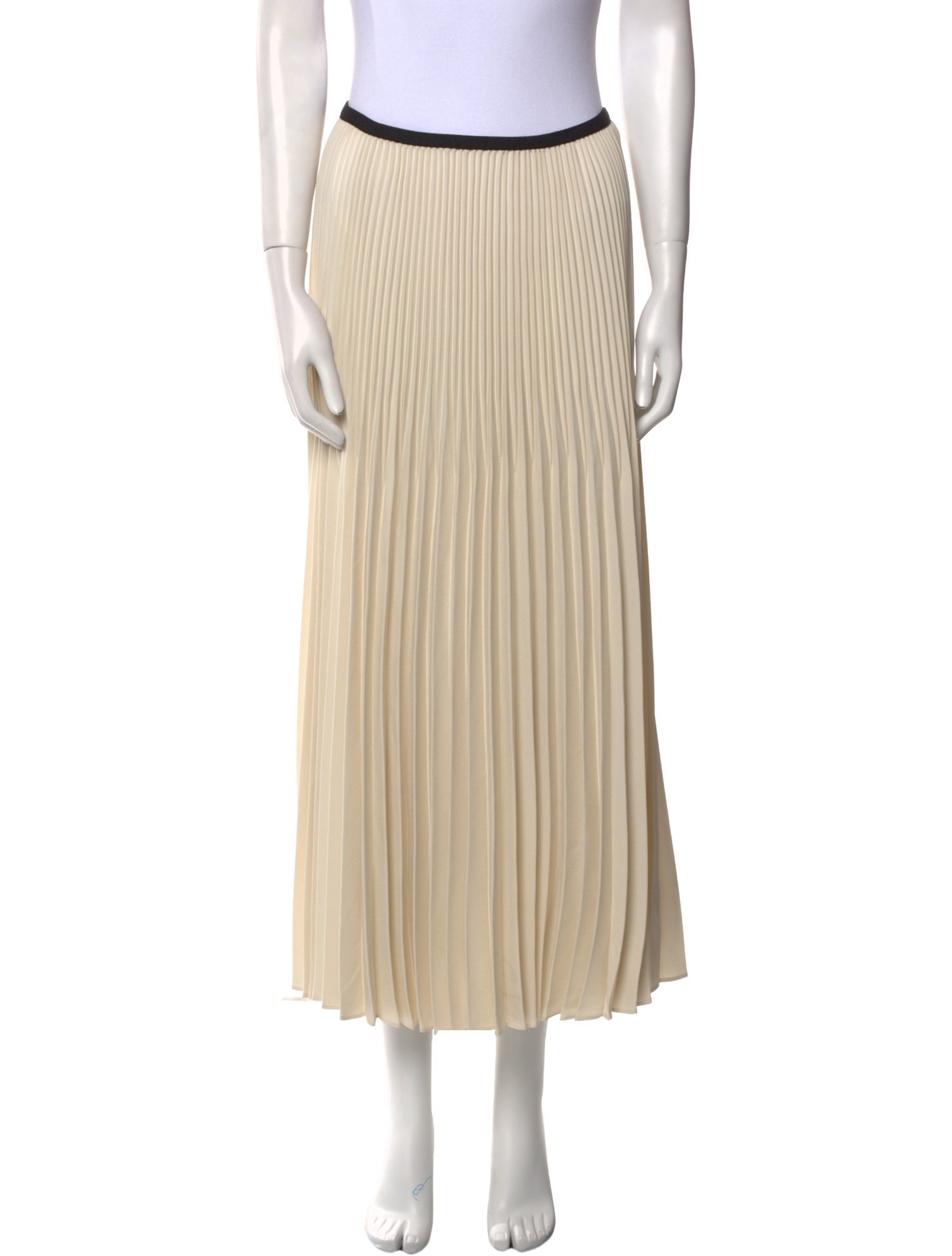 Jenni Kayne Pleated Accents Midi Length Skirt