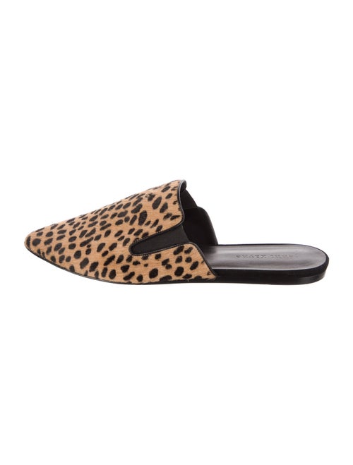Jenni Kayne Ponyhair Animal Print Mules