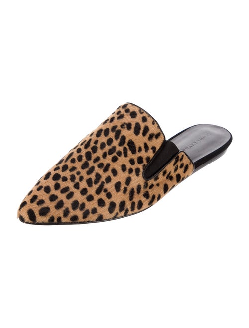 Jenni Kayne Ponyhair Animal Print Mules