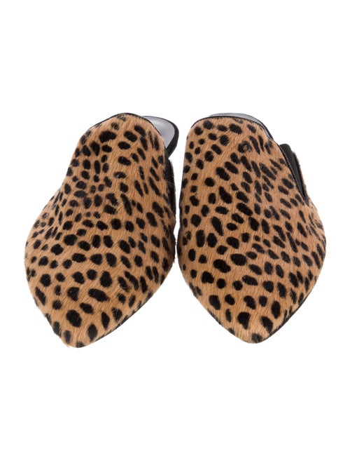 Jenni Kayne Ponyhair Animal Print Mules