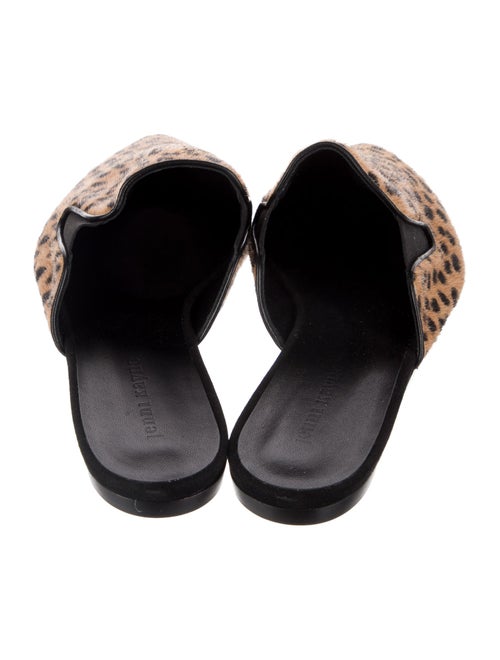 Jenni Kayne Ponyhair Animal Print Mules
