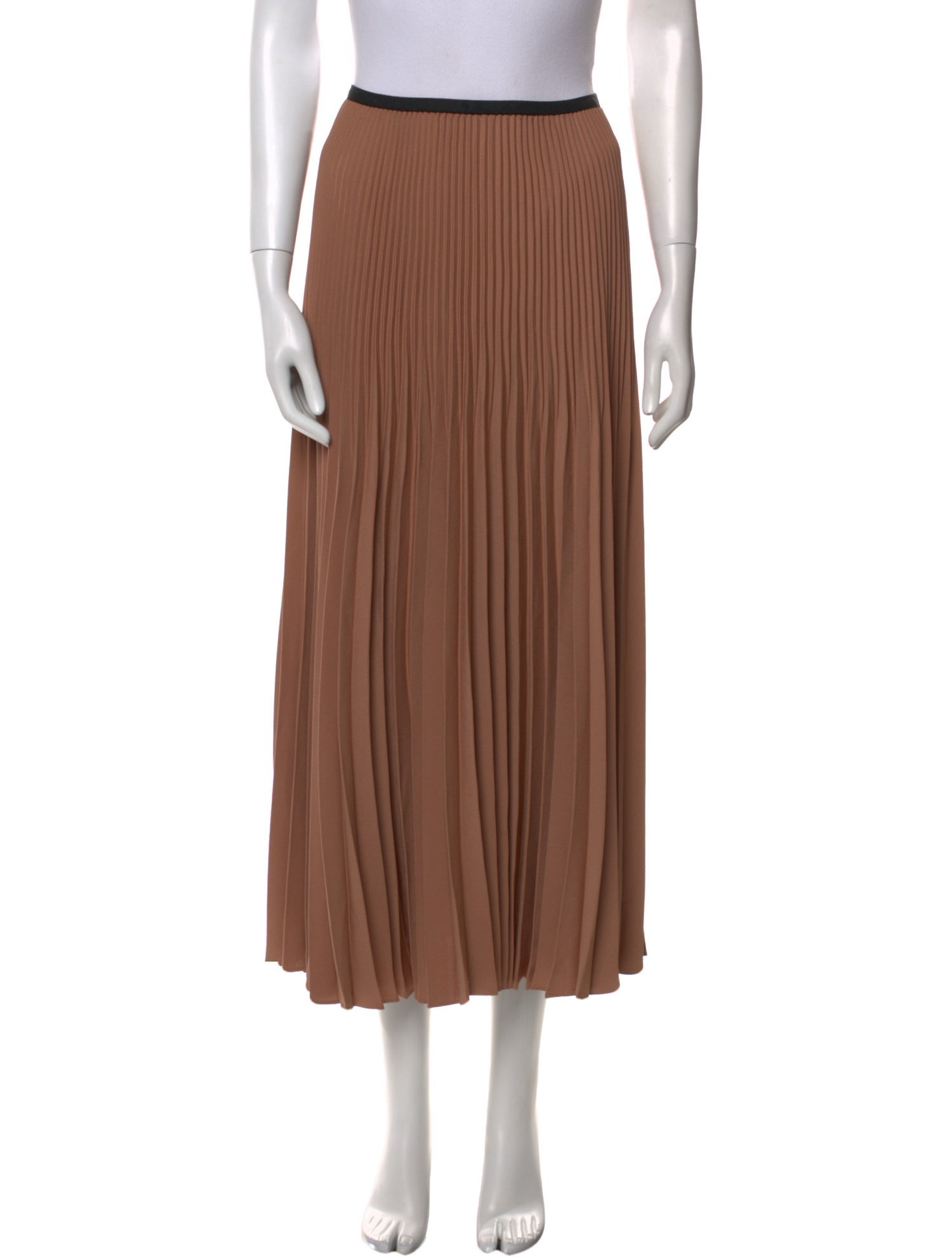 Jenni Kayne Pleated Accents Midi Length Skirt