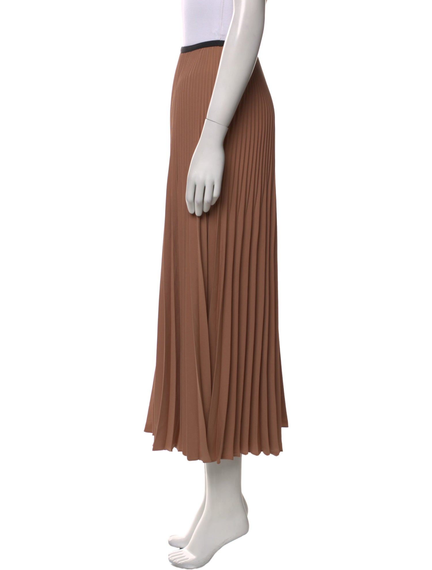 Jenni Kayne Pleated Accents Midi Length Skirt