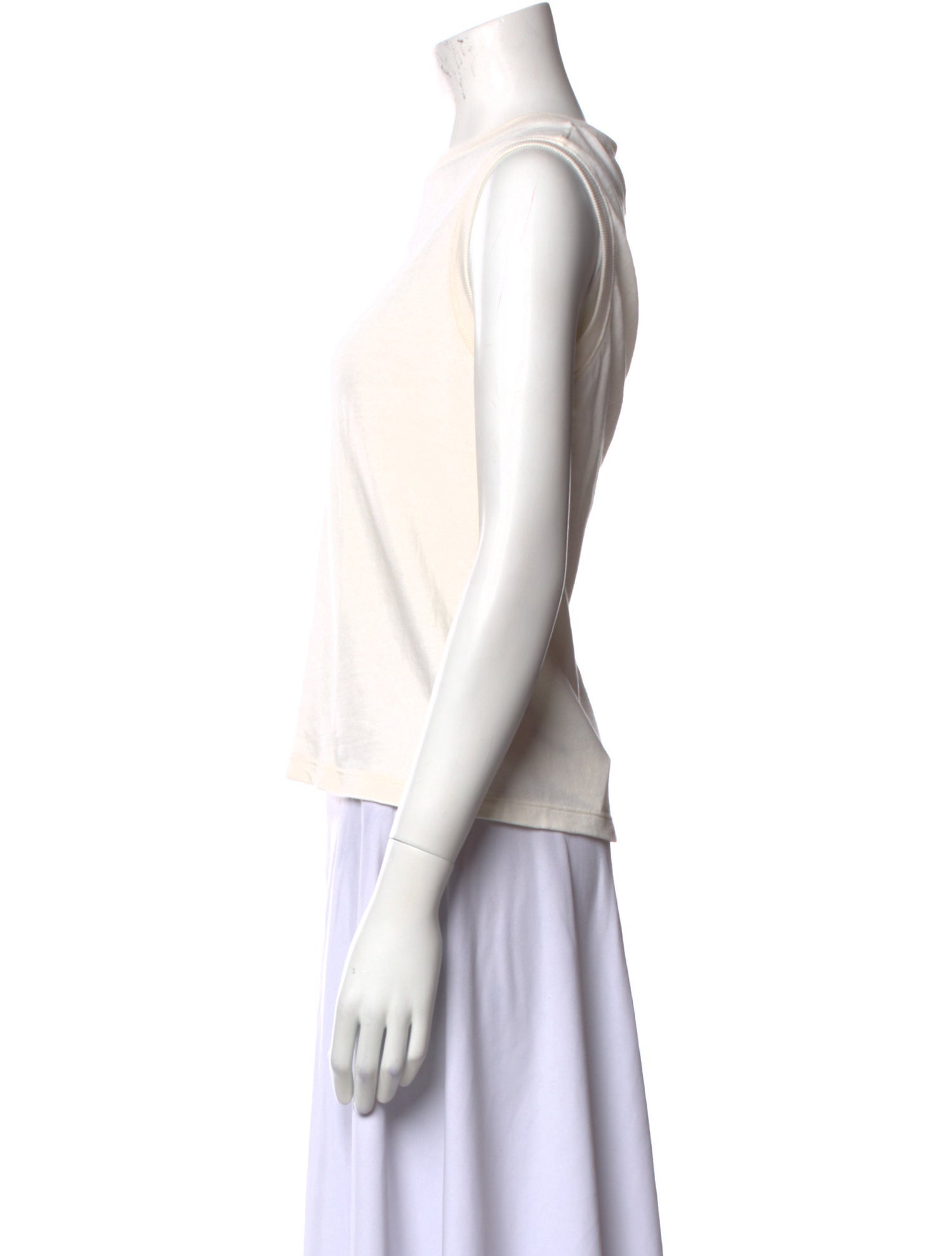 Jenni Kayne Bateau Neckline Sleeveless Top